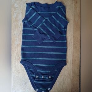 Baby's Striped Cotton Bodysuit - carter's (9m)